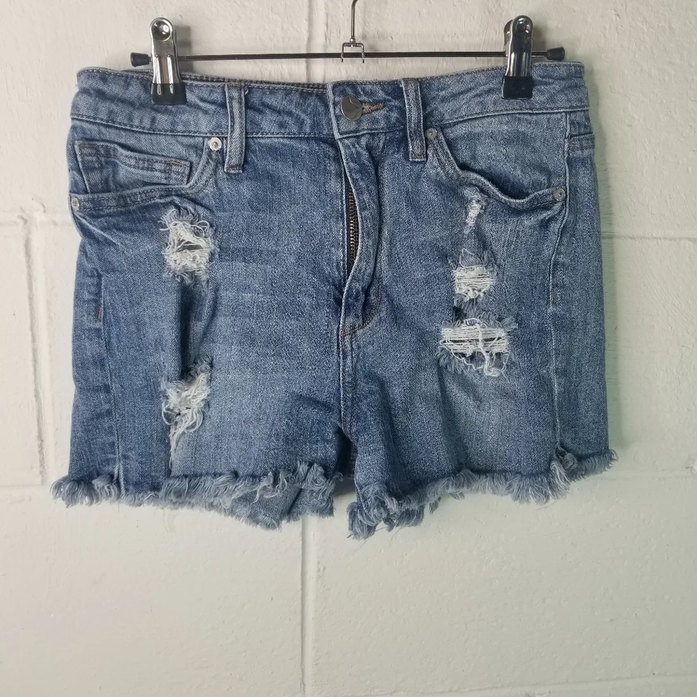 Joes Jeans Kiernan distressed cut off jean shorts